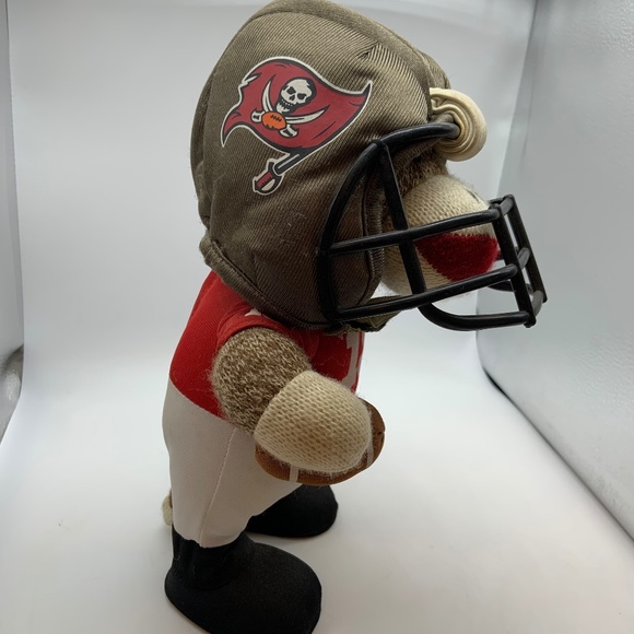 Vintage Gemmy Dancing & Musical Football Player Sock Monkey Animated Plush - Picture 4 of 16